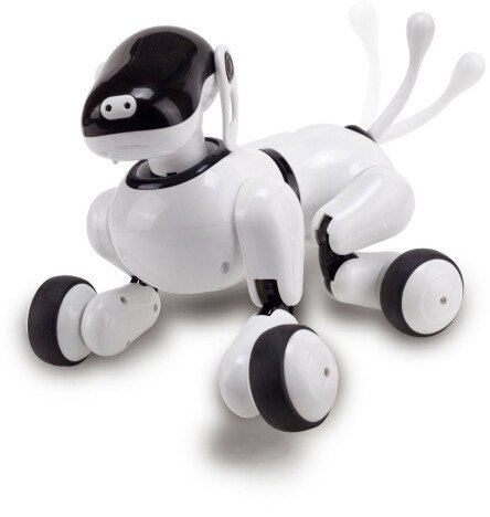 Robot Catel interactiv iUni Smart-Dog Puppy Go, 12 comenzi vocale