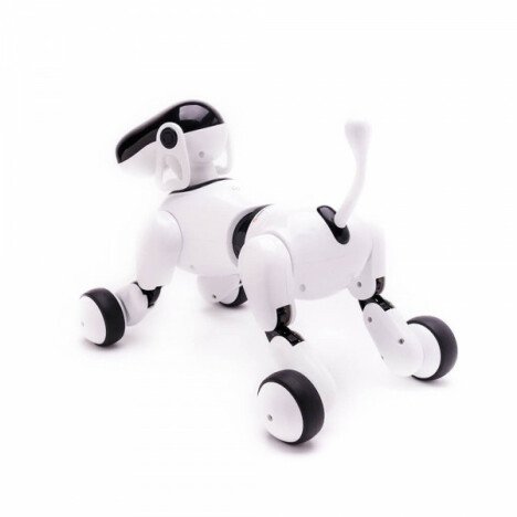 Robot Catel interactiv iUni Smart-Dog Puppy Go, 12 comenzi vocale