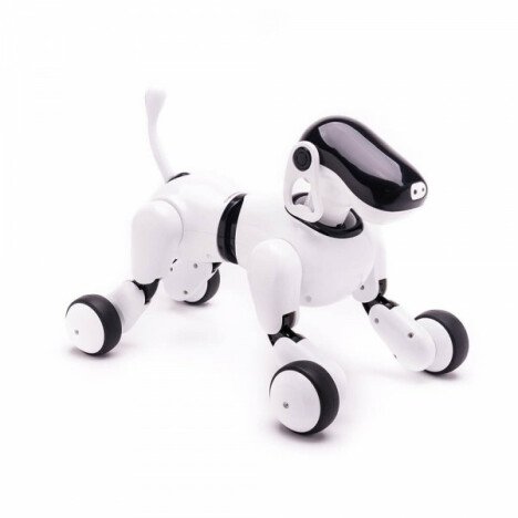 Robot Catel interactiv iUni Smart-Dog Puppy Go, 12 comenzi vocale