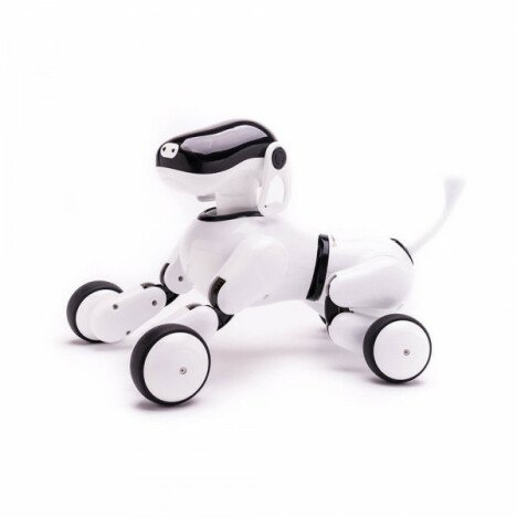 Robot Catel interactiv iUni Smart-Dog Puppy Go, 12 comenzi vocale