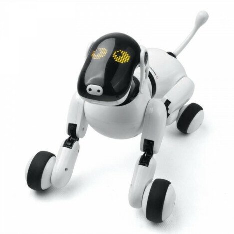 Robot Catel interactiv iUni Smart-Dog Puppy Go, 12 comenzi vocale